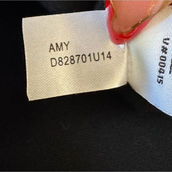 Diane von Furstenberg Black Amy Cut Out Shift Dress Size 6 - Picture 8 of 10